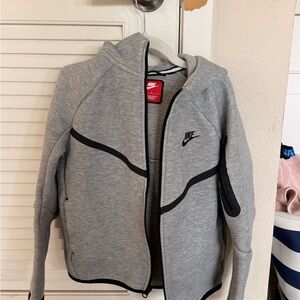 Nike Kids Tech Gray Zip Up
